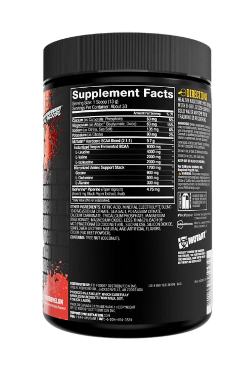 BCAA MUTANT 30 SERVICIOS