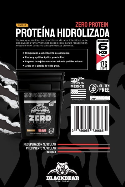 PROTEÍNA ZERO BLACK BEAR 6 KILOS 13 LBS