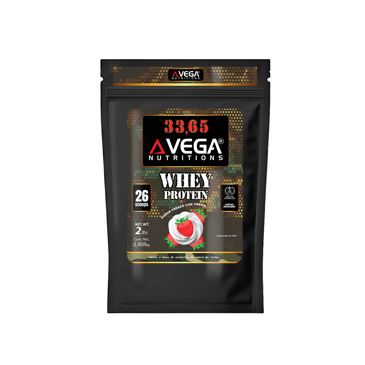33,65 VEGA NUTRITIONS WHEY PROTEIN 2LBS