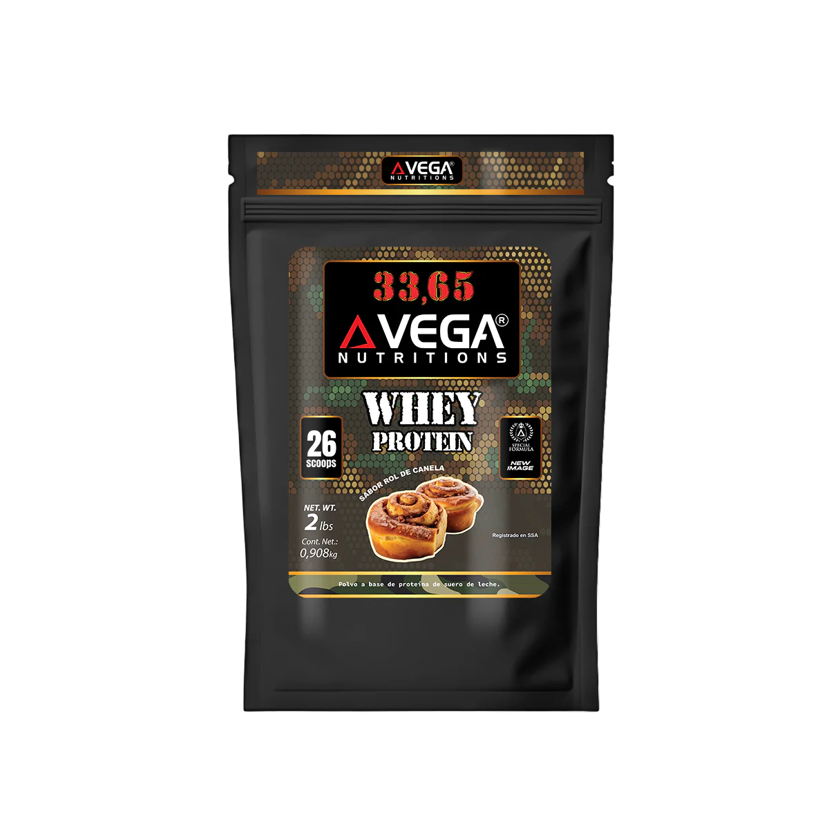 33,65 VEGA NUTRITIONS WHEY PROTEIN 2LBS