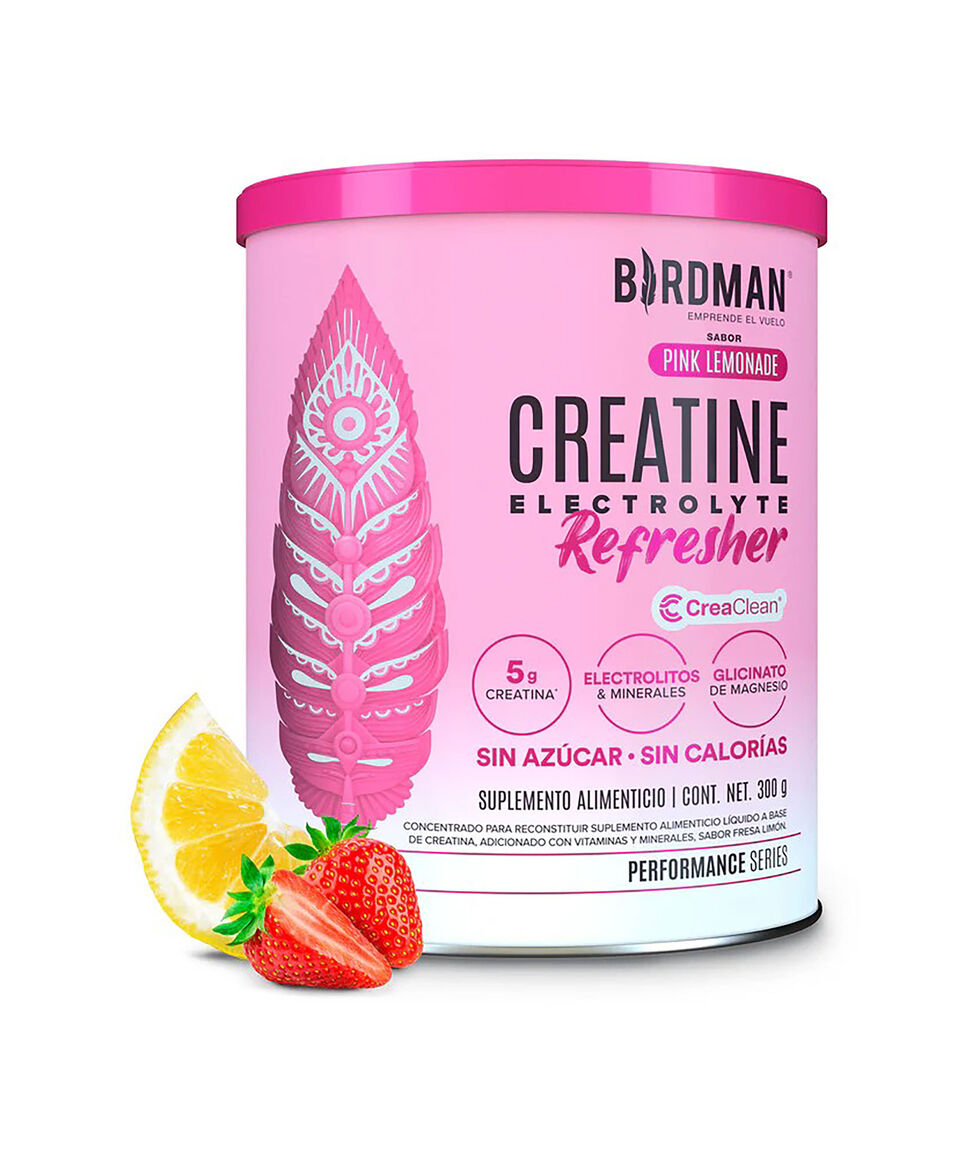 BIRDMAN CREATINA ELECTROLITOS REFRESHER 30 SERVICIOS Suplemento alimenticio Creatine Electrolyte Refresher