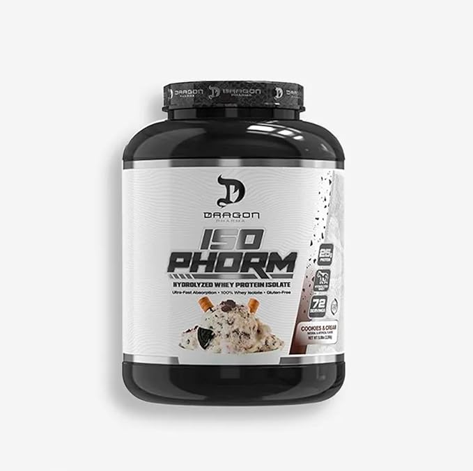 ISO PHORM PROTEÍNA DRAGON PHARMA 5 LBS Proteína Aislada Hidrolizada de Suero