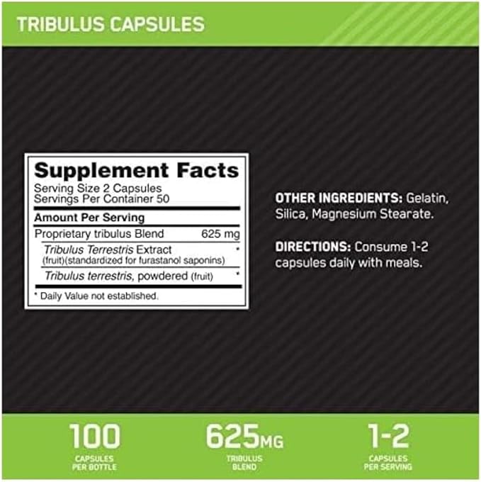 TRIBULUS ON NUTRITION 100 CÁPSULAS
