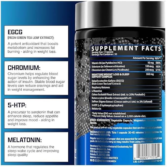 LIPO 6 NIGHTTIME NUTREX