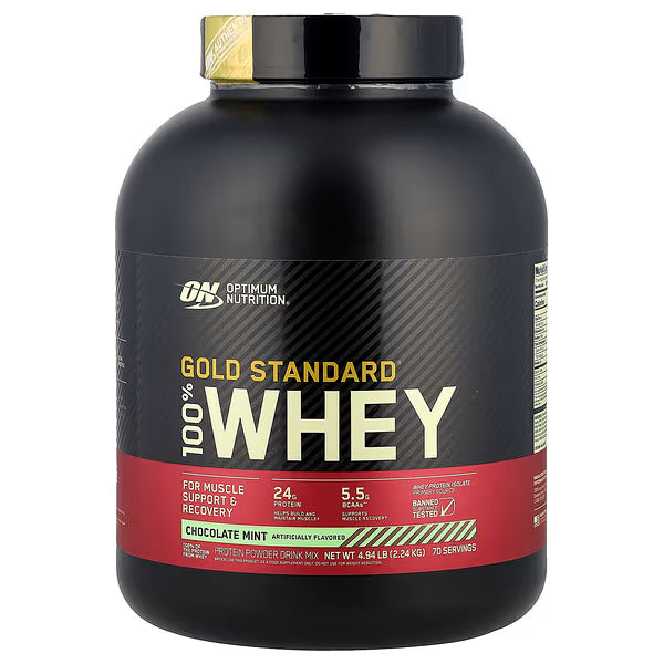 GOLD STANDARD 100% WHEY 5 LB Optimum Nutrition Gold Standard 100% Whey Proteína en Polvo