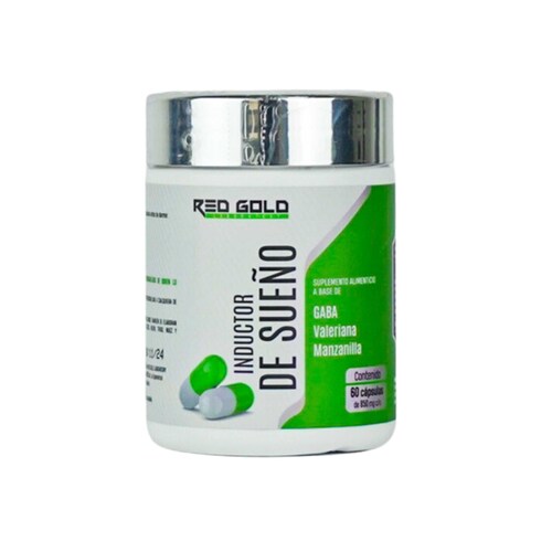 INDUCTOR DE SUEÑO RED GOLD 60 CÁPSULAS Suplemento para mejorar el descanso