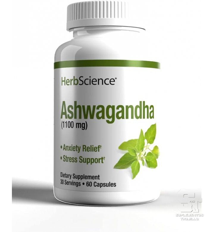ASHWAGANDHA HERB SCIENCE 60 CÁPSULAS