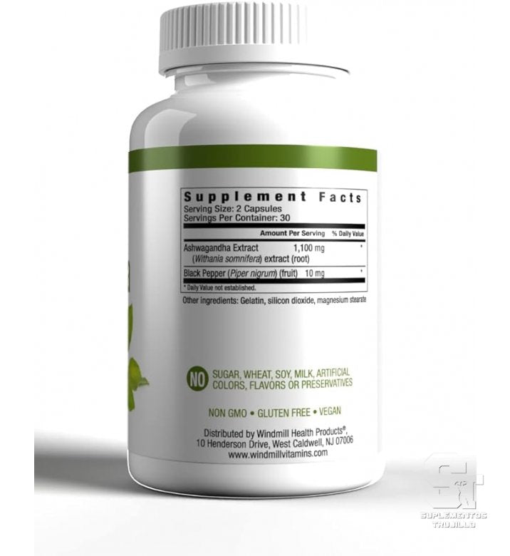 ASHWAGANDHA HERB SCIENCE 60 CÁPSULAS