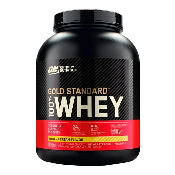 GOLD STANDARD 100% WHEY 5 LB Optimum Nutrition Gold Standard 100% Whey Proteína en Polvo