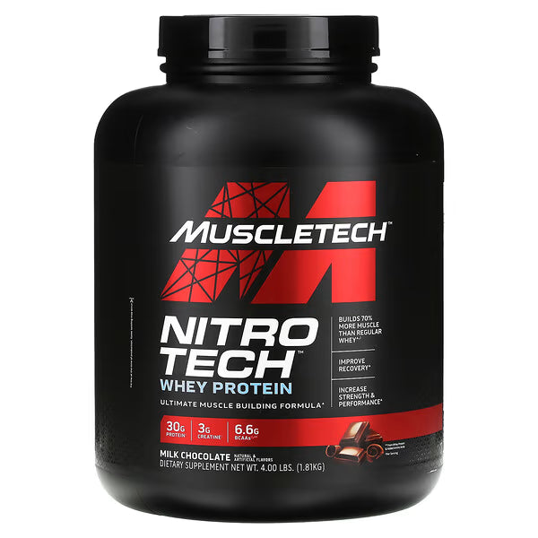 NITRO TECH WHEY PROTEIN 4 LB Proteína en polvo Muscletech