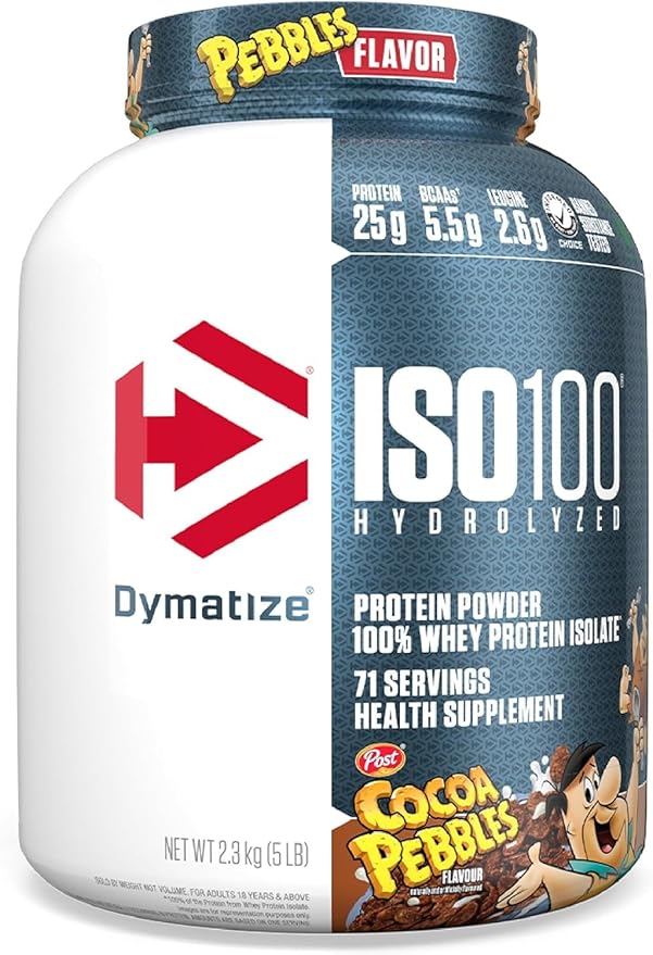 ISO 100 HYDROLYZED 5 LBS Proteína en polvo hidrolizada, Isolate Hidrolizado Dymatize 2.3 kg