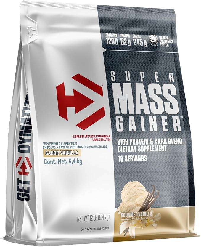 SUPER MASS GAINER DYMATIZE 12 LB