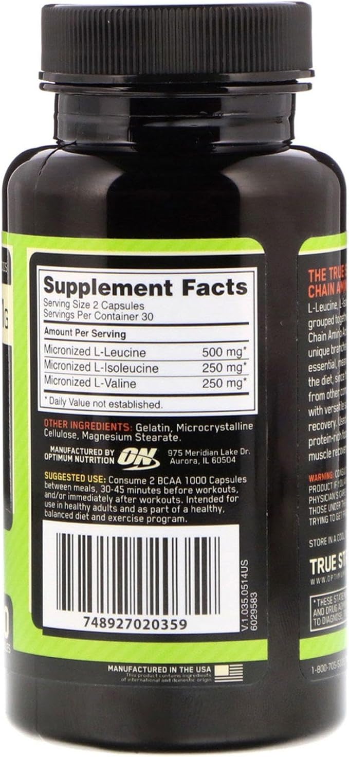 ON BCAAS 60 CAPSULAS