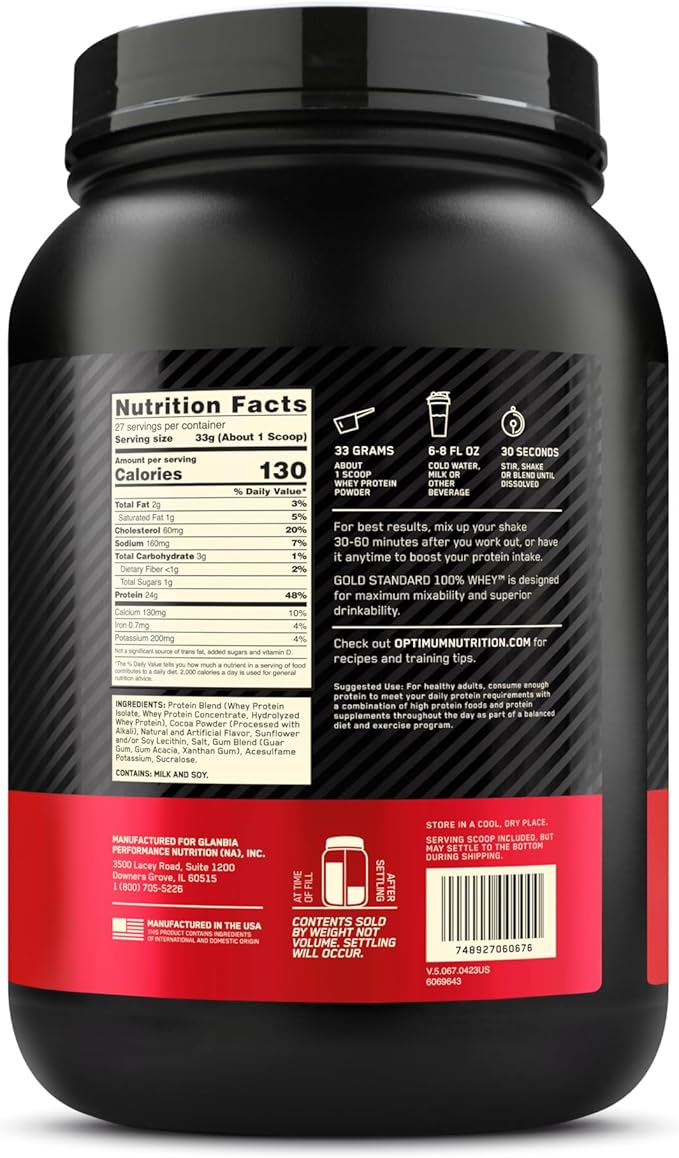 Gold Standard 100% Whey Protein 2 LBS