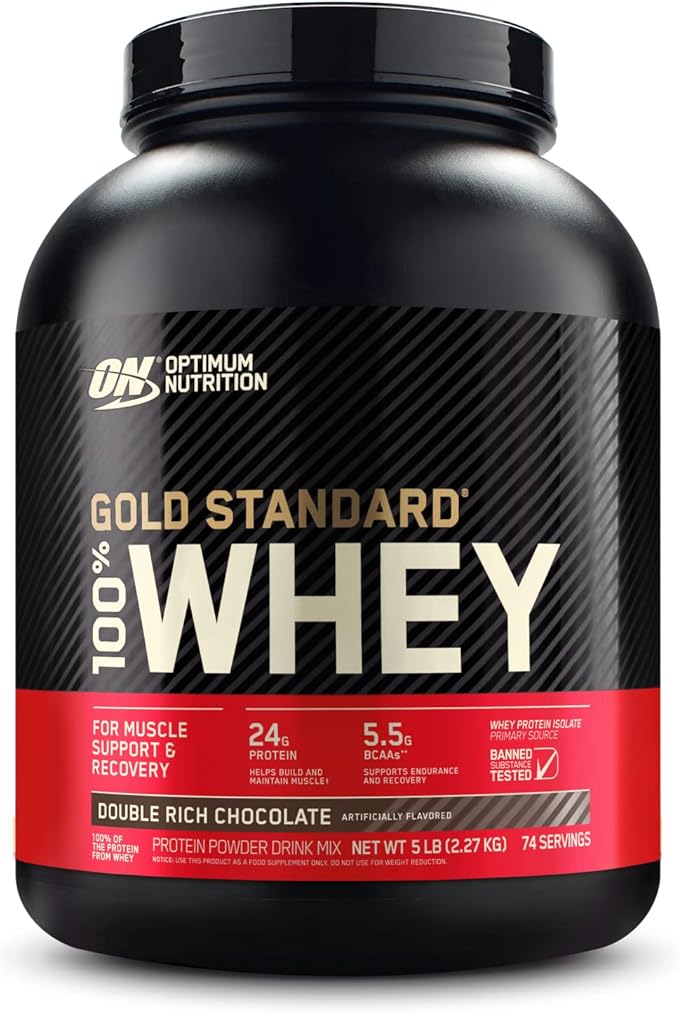 GOLD STANDARD 100% WHEY 5 LB Optimum Nutrition Gold Standard 100% Whey Proteína en Polvo