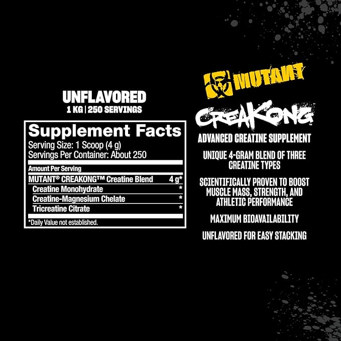 Creatina Mutant Creakong 1 kilo