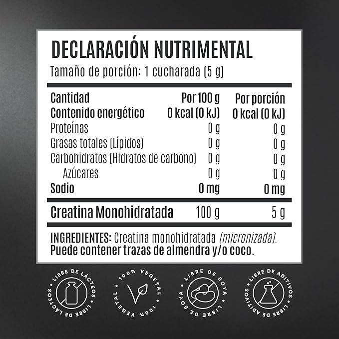 CREATINA BIRDMAN MONOHIDRATADA 90 SERVICIOS 450G - En Polvo de Alta Pureza 90 servicios 450g Sabor Natural