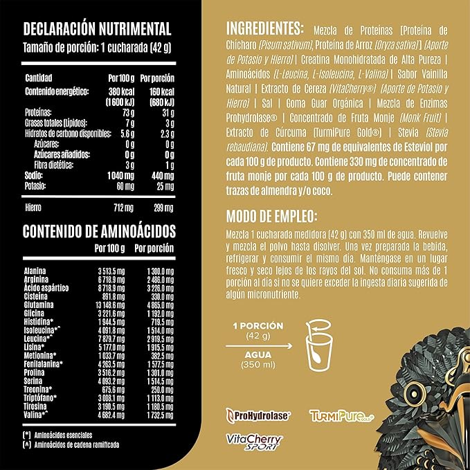 FALCON PERFORMANCE 1.9KG - Proteína en Polvo, 30gr proteína, 3gr Creatina, 50 Porciones 1.9kg