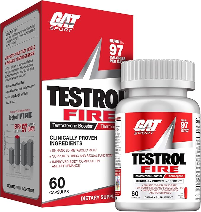 TESTROL FIRE GAT SPORT 60 TABLETAS
