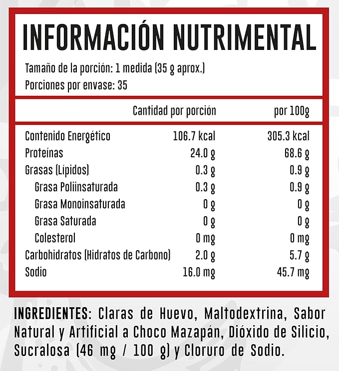 PROTEÍNAS DE CLARAS DE HUEVO ADVANCE NUTRITION 30 SERVICIOS