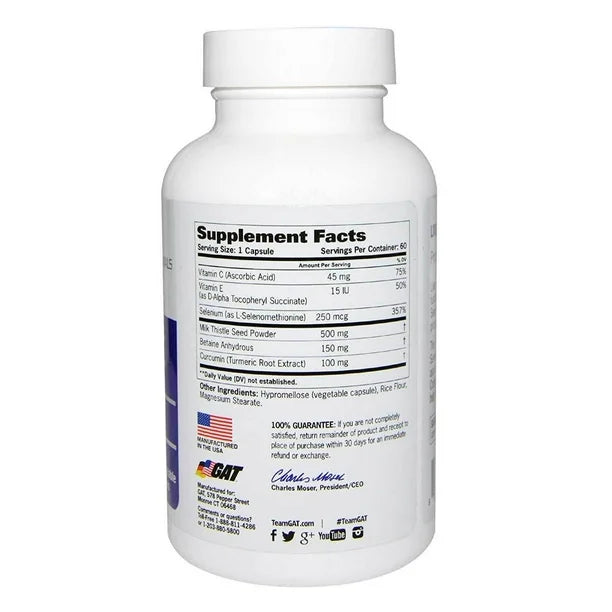 LIVER CLEANSE GAT SPORT 60 TABLETAS