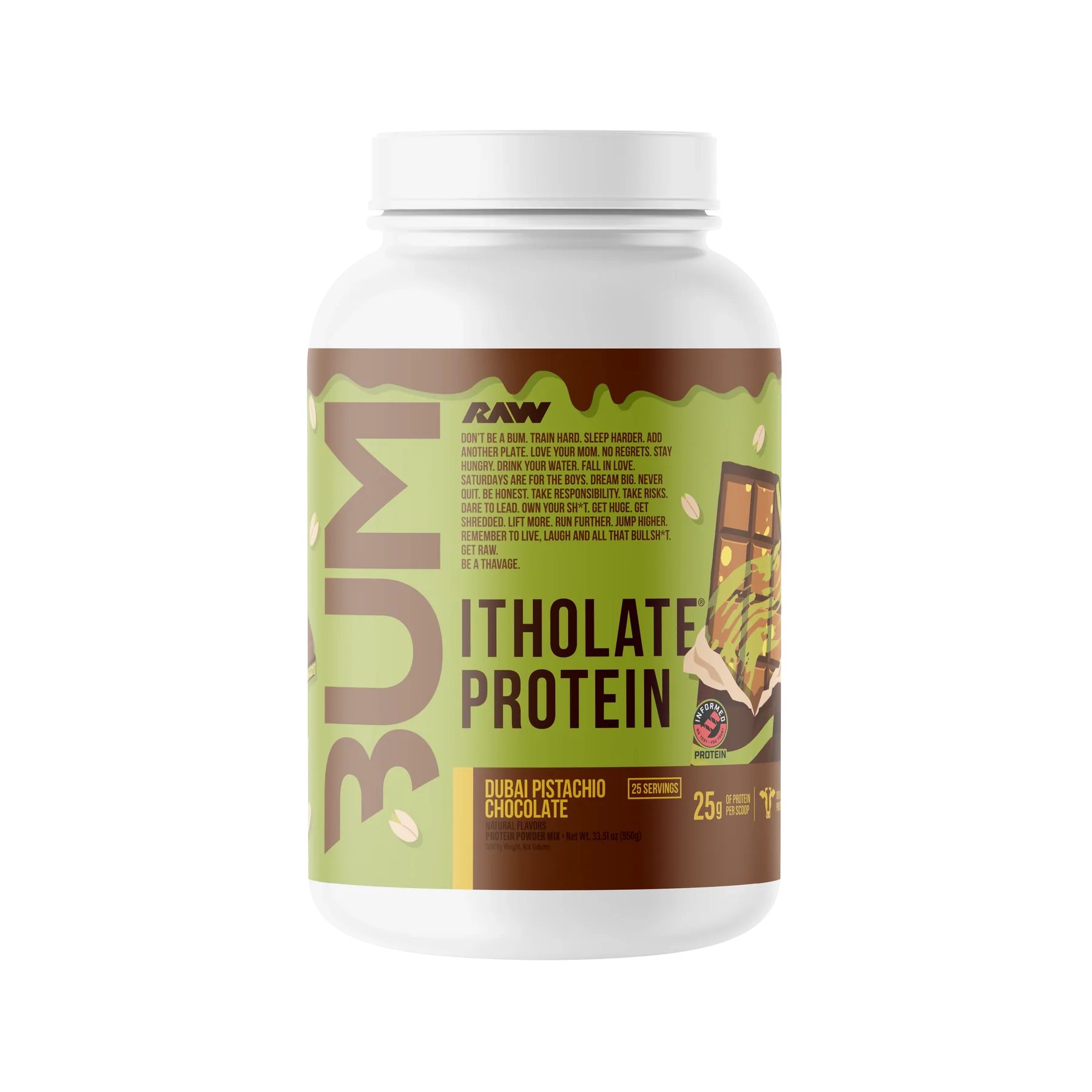 RAW CBUM ITHOLATE PROTEIN 2 LBS