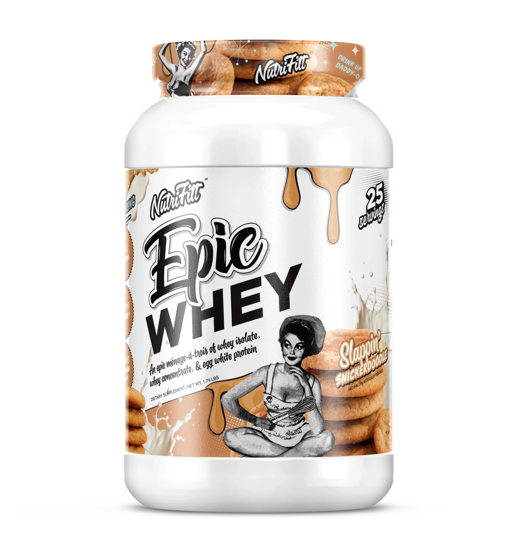 EPIC WHEY PROTEÍN NUTRIFITT 25 SERVICIOS 2 LBS