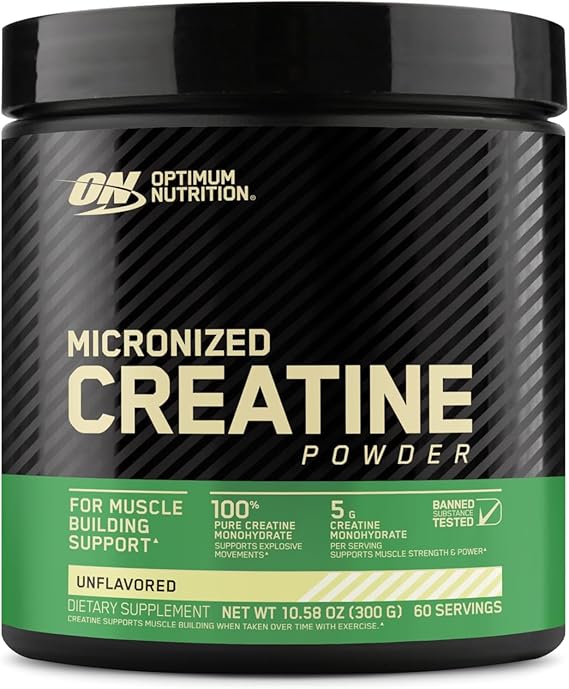 CREATINA MONOHIDRATADA OPTIMUM NUTRITION 60 SERVICIOS