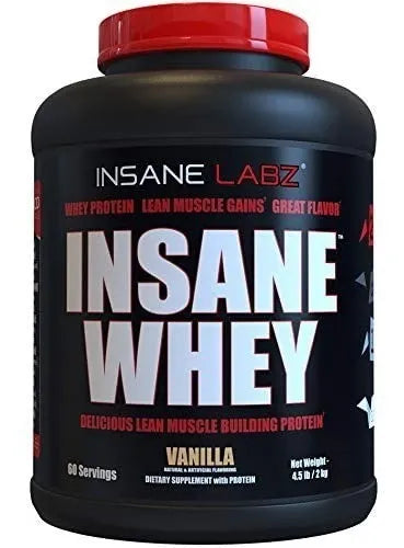 INSANE WHEY 5 LB Proteína de Suero Premium para Masa Muscular Magra