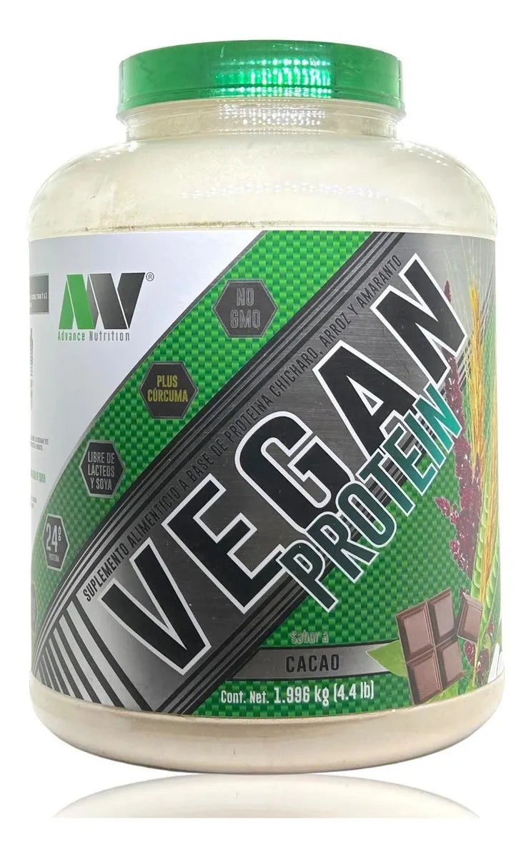 VEGAN PROTEIN 4 LB ADVANCE NUTRITION Proteina Advance Nutrition Hydrotein Vegan 1.996 Kg (4.4 Lb) Proteina de Chicharo, Arroz Y Amaranto