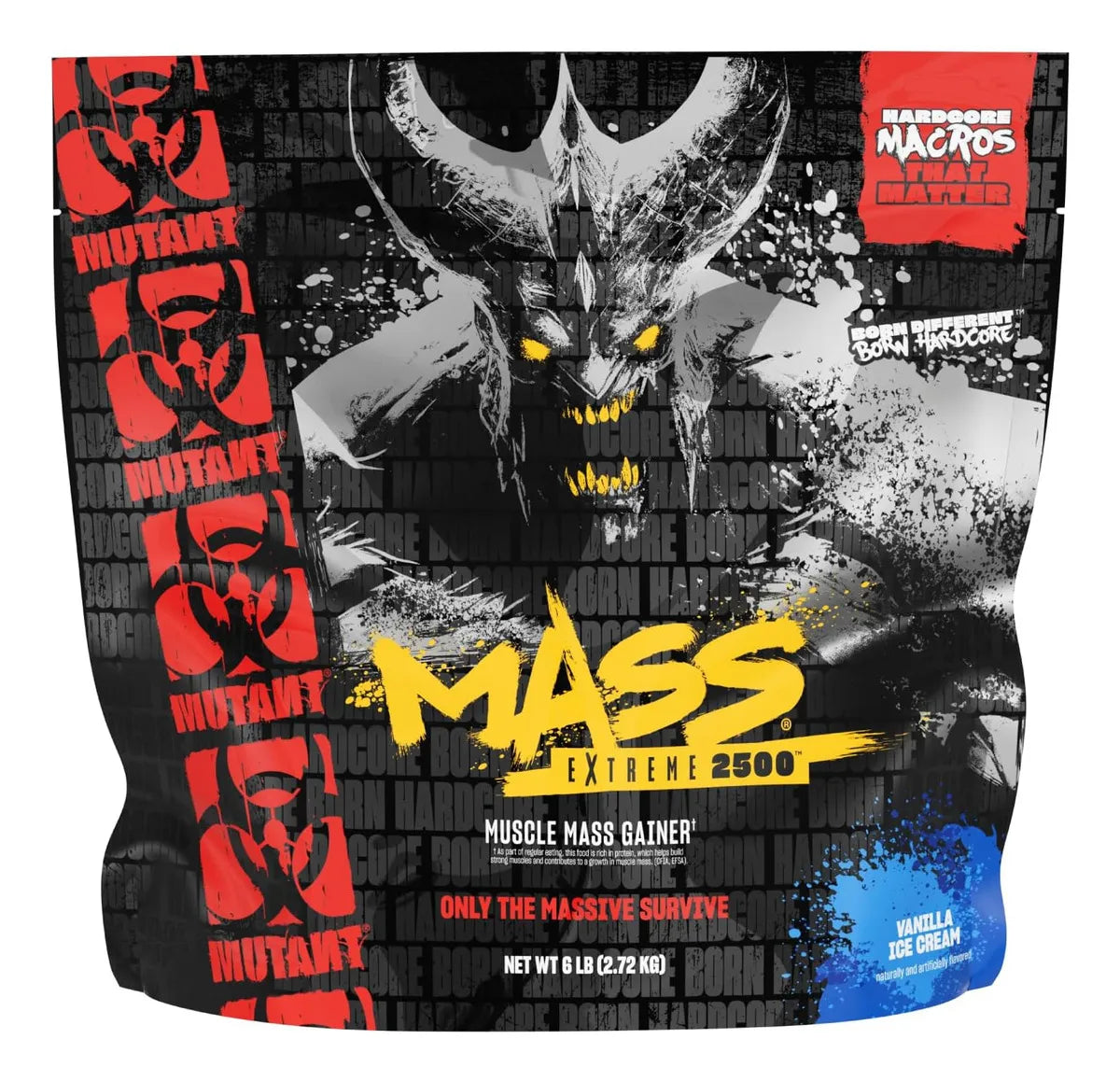 MASS EXTREME 2500 12 LB MUTANT Proteina Mutant Mass Extreme 2500 6 Lbs Ganador De Peso