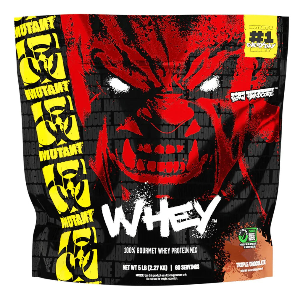 MUTANT WHEY 5 LB Proteína en Polvo de suero de leche 2.27kg para formar masa muscular