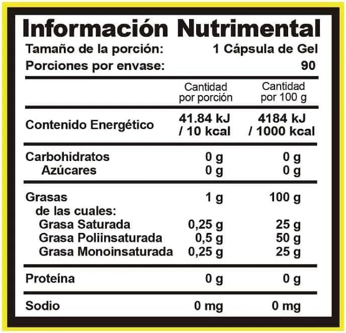OMEGA 3 BHP 90 CÁPSULAS