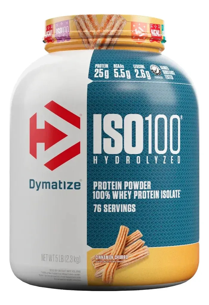 ISO 100 HYDROLYZED 5 LBS Proteína en polvo hidrolizada, Isolate Hidrolizado Dymatize 2.3 kg