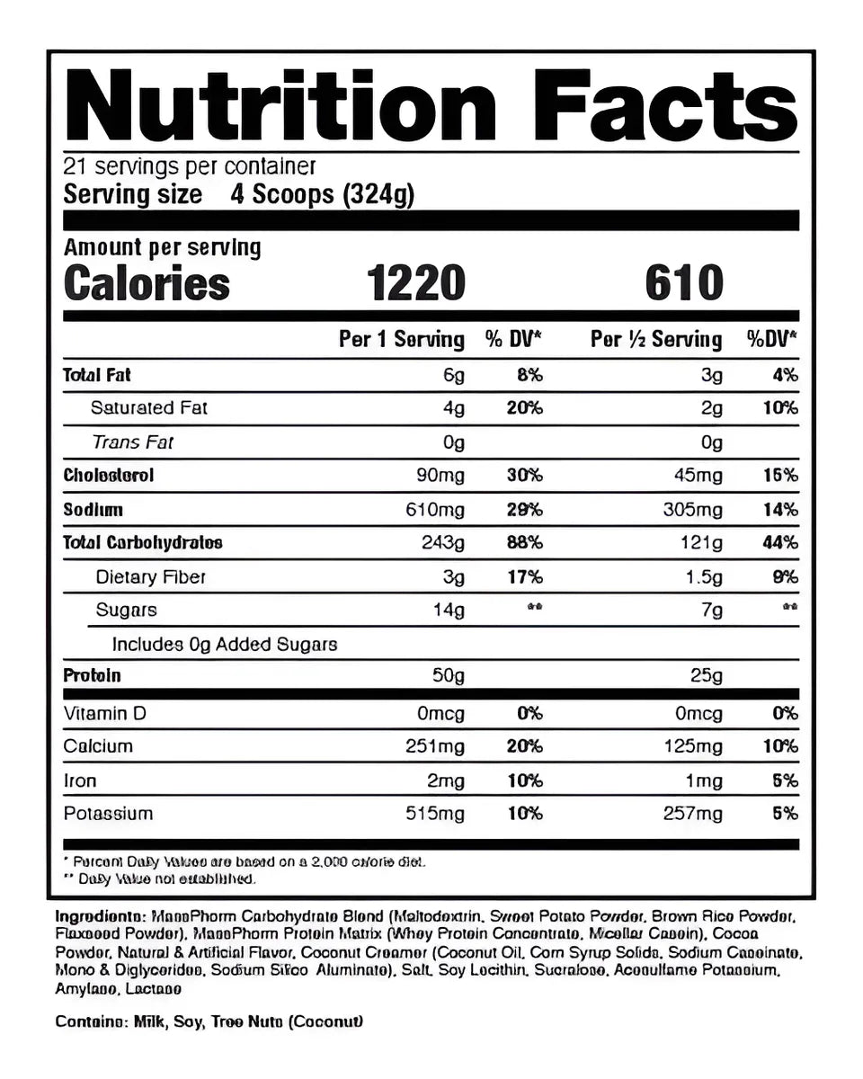 Mass Phorm Dragon Pharma 12 lbs