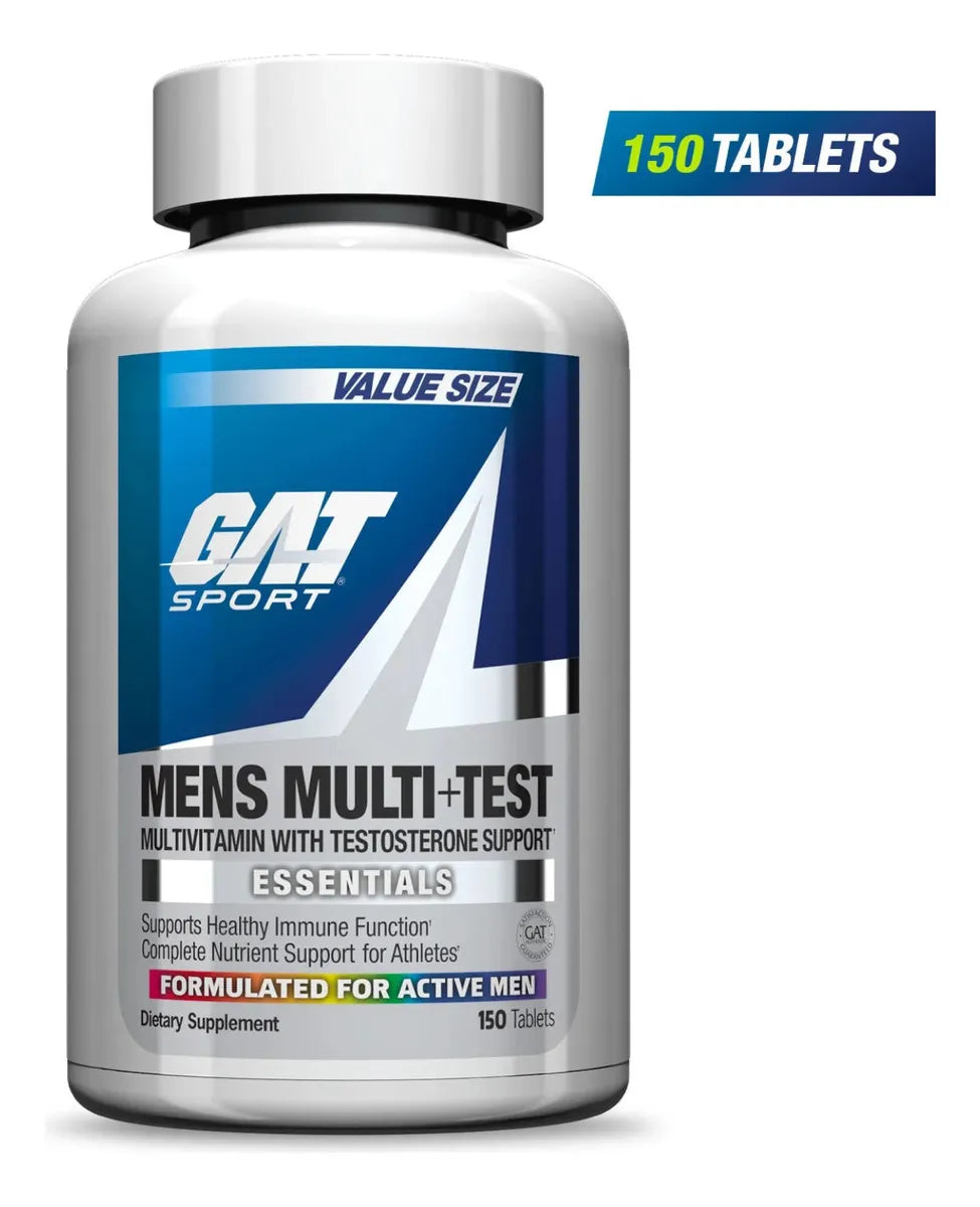 MENS MULTI+TEST 150 TABLETAS Multivitaminico Gat Sport