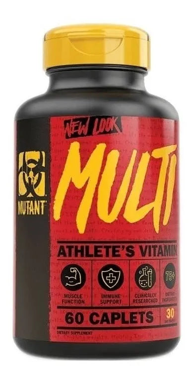 MULTI MUTANT 60 CAPSULAS Multivitamínico de Alto Rendimiento para Atletas