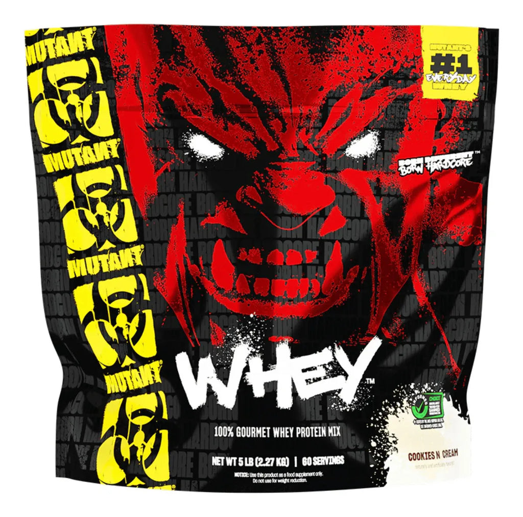 MUTANT WHEY 5 LB Proteína en Polvo de suero de leche 2.27kg para formar masa muscular