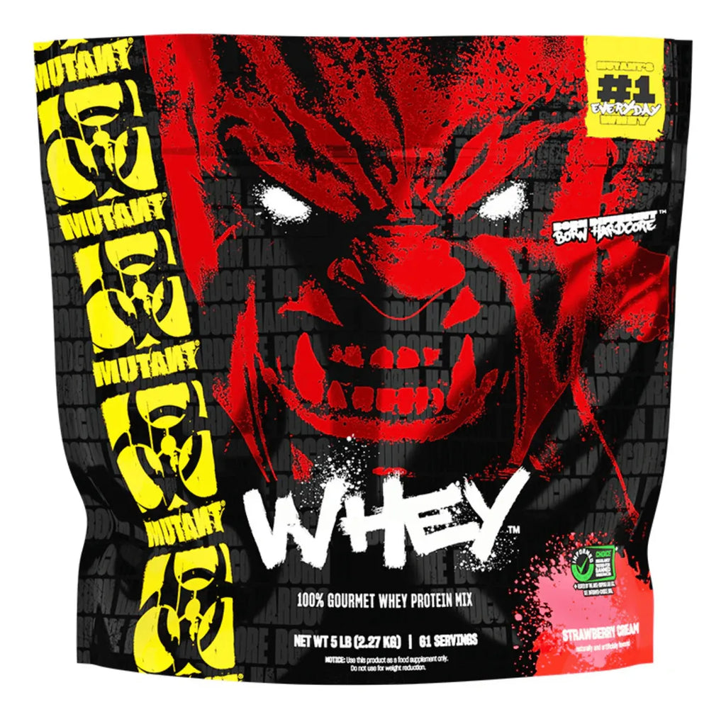 MUTANT WHEY 5 LB Proteína en Polvo de suero de leche 2.27kg para formar masa muscular