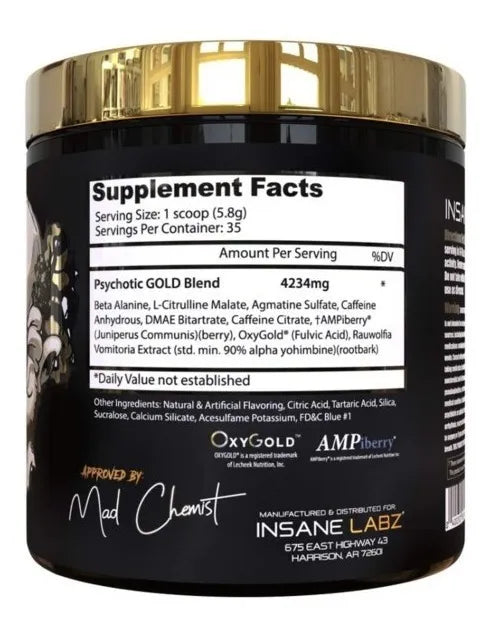 PSYCHOTIC GOLD 35 SERVICIOS