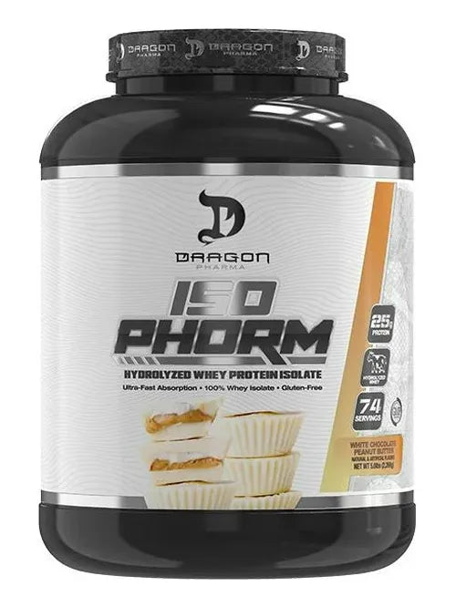 ISO PHORM PROTEÍNA DRAGON PHARMA 5 LBS Proteína Aislada Hidrolizada de Suero