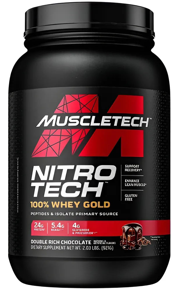 Nitro Tech 100% Whey Gold 2 Lb Muscletech Proteína