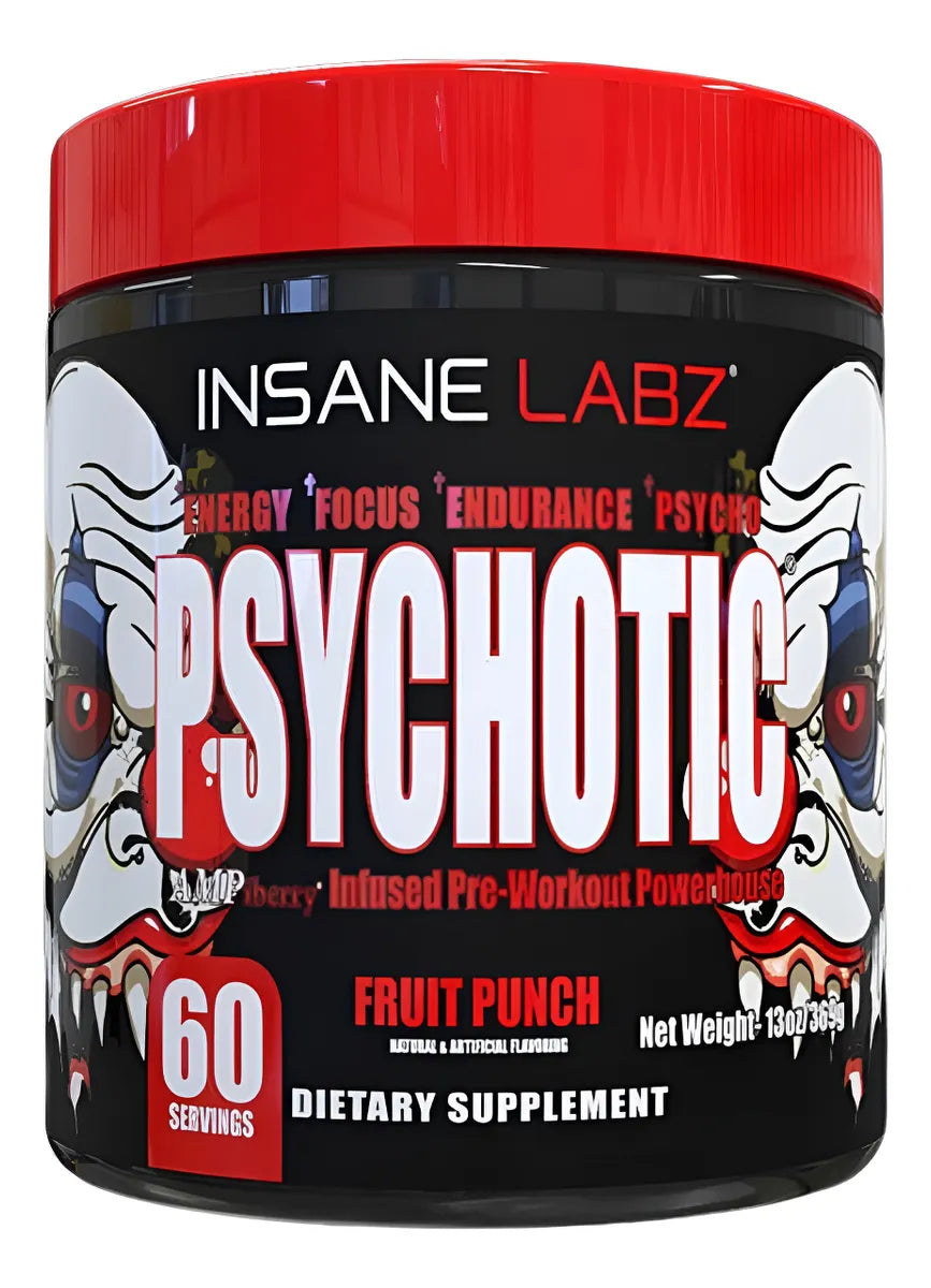PSYCHOTIC 60 SERVICIOS Insane Labz Pre Entrenamiento