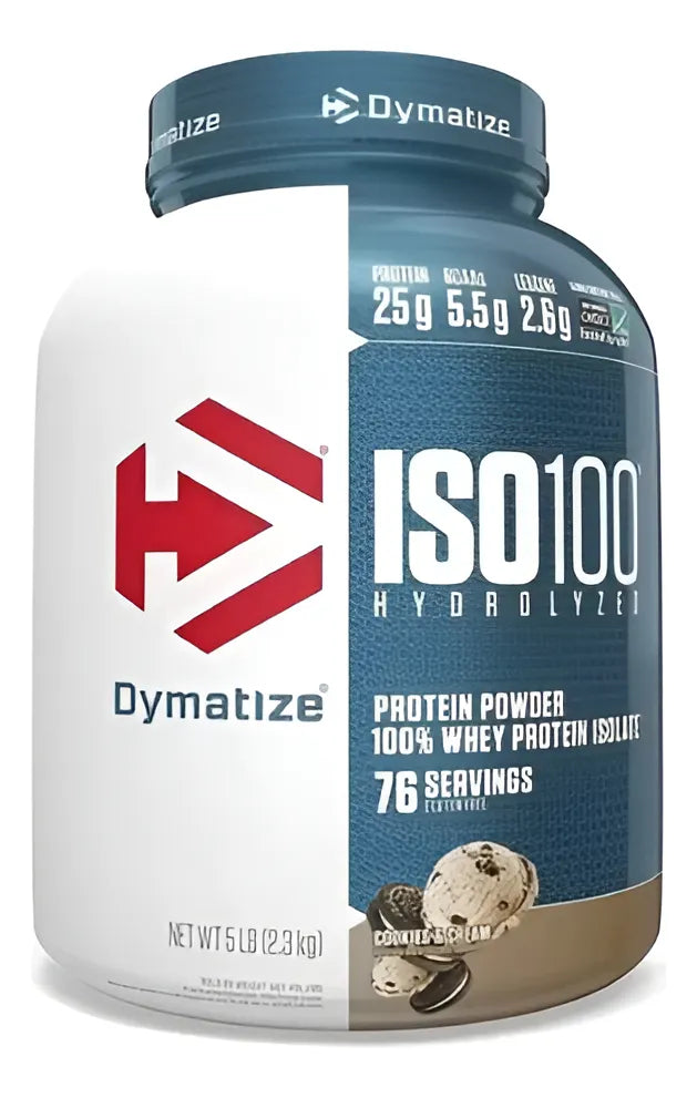 ISO 100 HYDROLYZED 5 LBS Proteína en polvo hidrolizada, Isolate Hidrolizado Dymatize 2.3 kg
