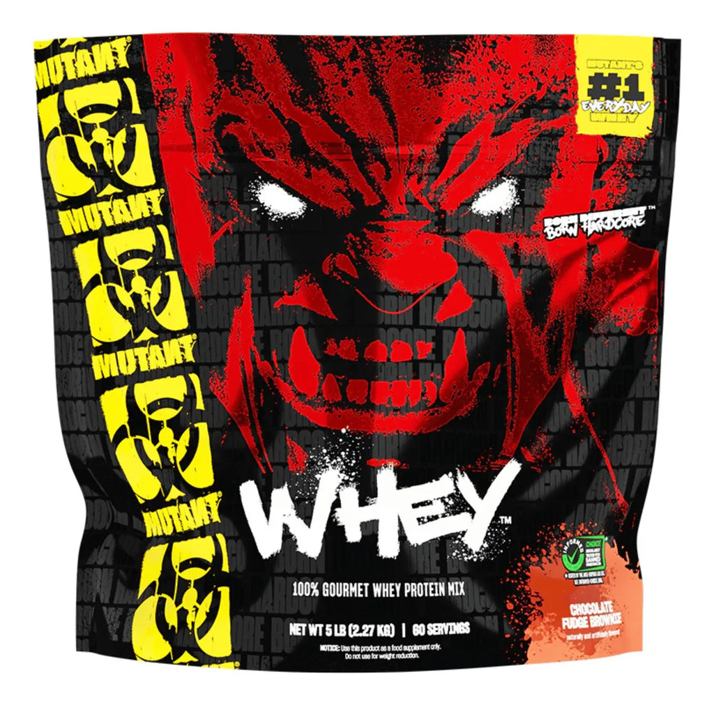 MUTANT WHEY 5 LB Proteína en Polvo de suero de leche 2.27kg para formar masa muscular