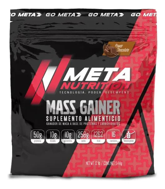 MASS GAINER META NUTRITION 12 LB Proteina Meta Nutrition Mass Gainer 12 Lbs