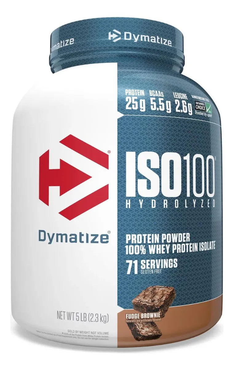 ISO 100 HYDROLYZED 5 LBS Proteína en polvo hidrolizada, Isolate Hidrolizado Dymatize 2.3 kg