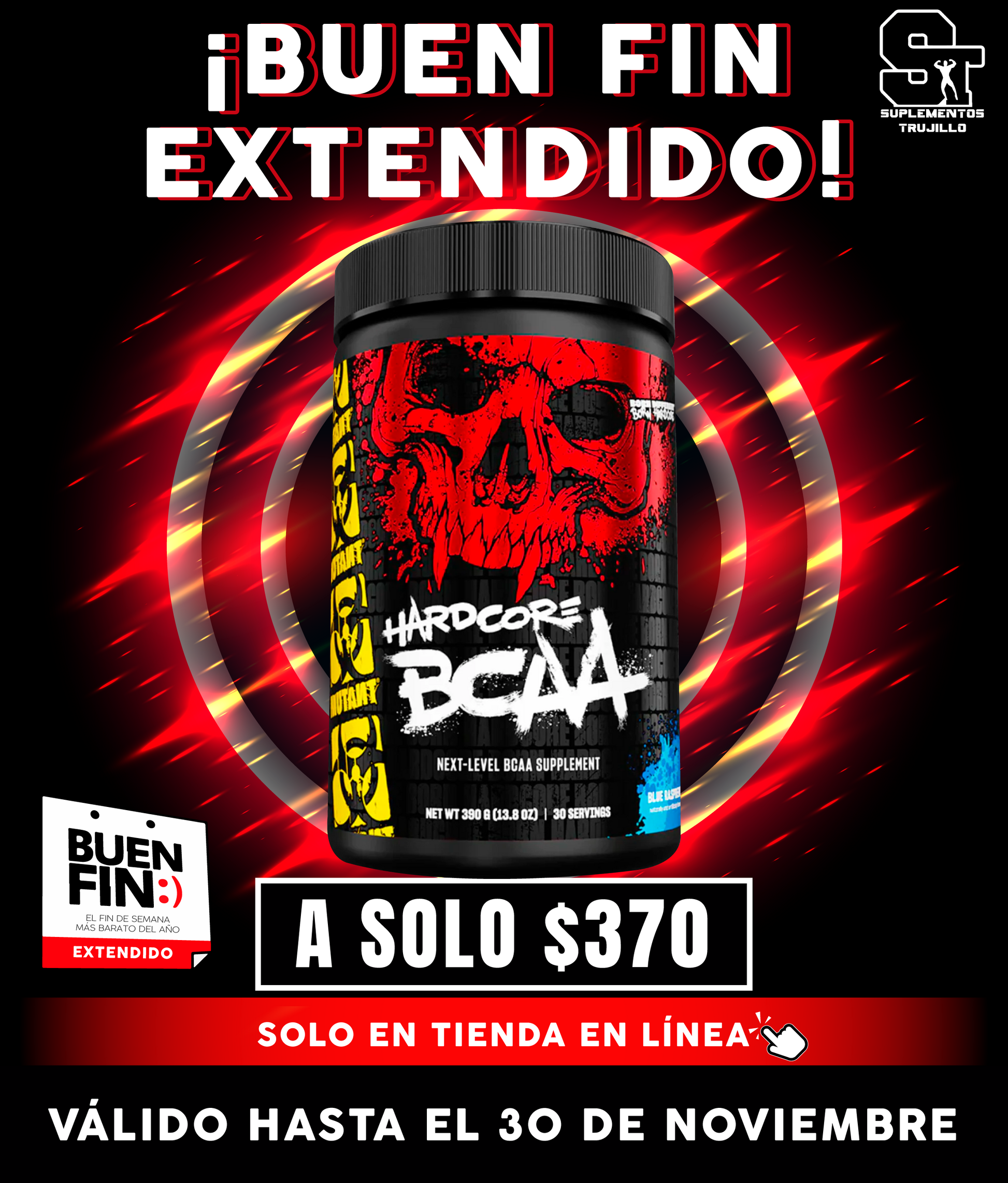 BCAA MUTANT 30 SERVICIOS
