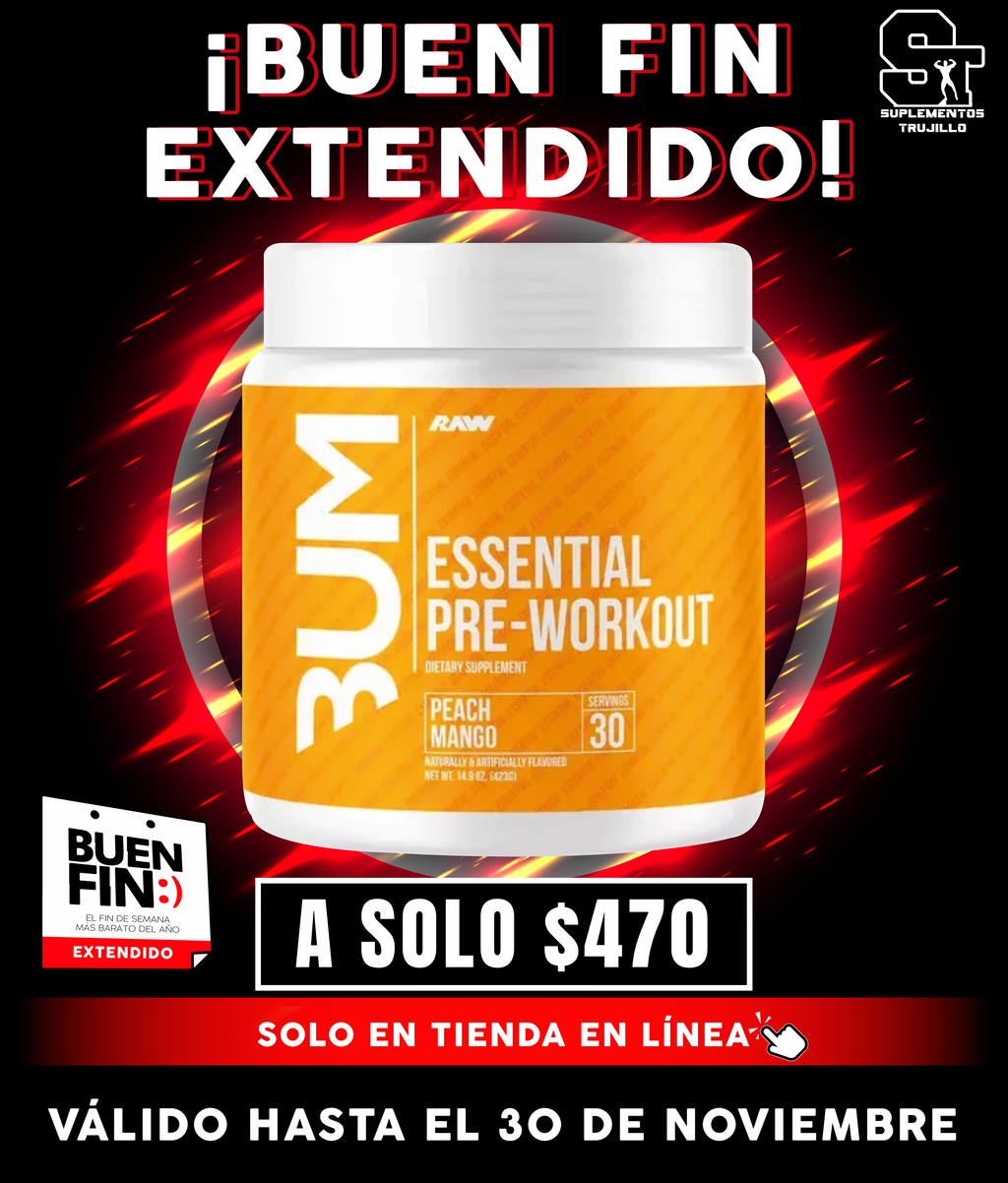 CBUM ESSENTIAL PRE-WORKOUT 30 SERVICIOS
