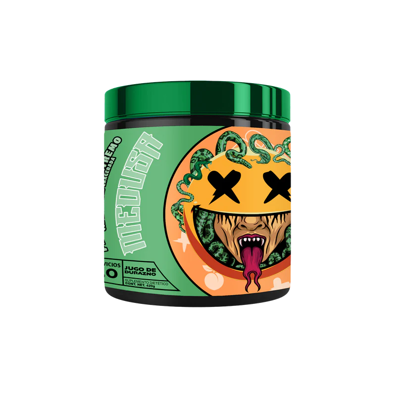PRE-ENTRENO MEDUSA 30 SERVICIOS SMILE LABZ CON INTENSIDAD EXAGERADA PREWORKOUT